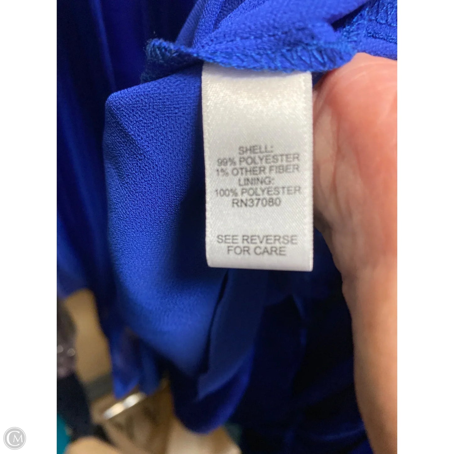 Top Long Sleeve By Cato In Blue, Size: L