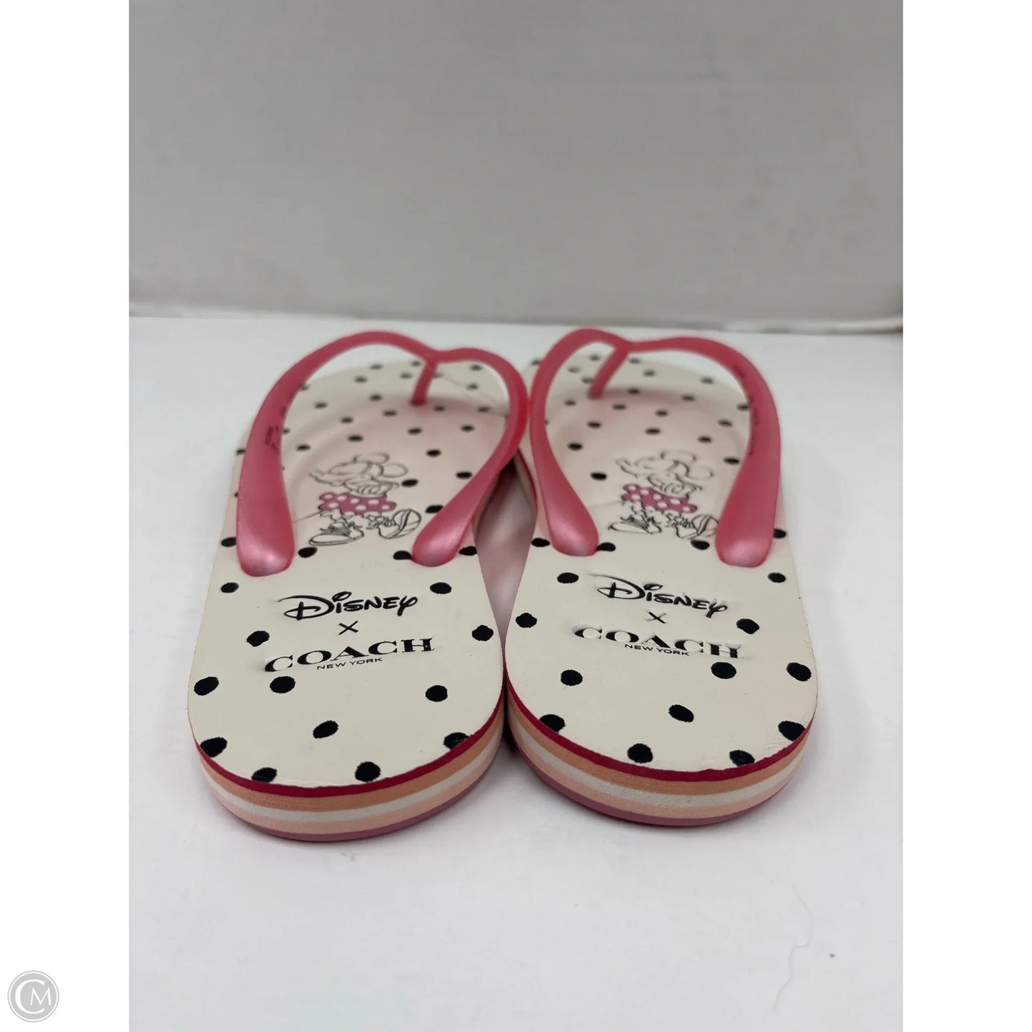 Sandals Designer By Coach In Pink, Size: 6