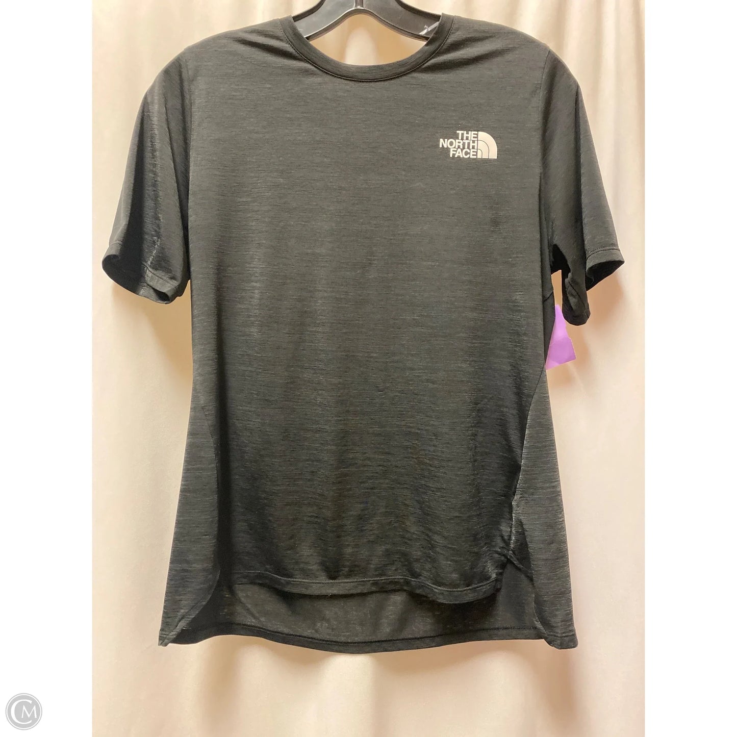Athletic Top Short Sleeve By The North Face In Black, Size: M
