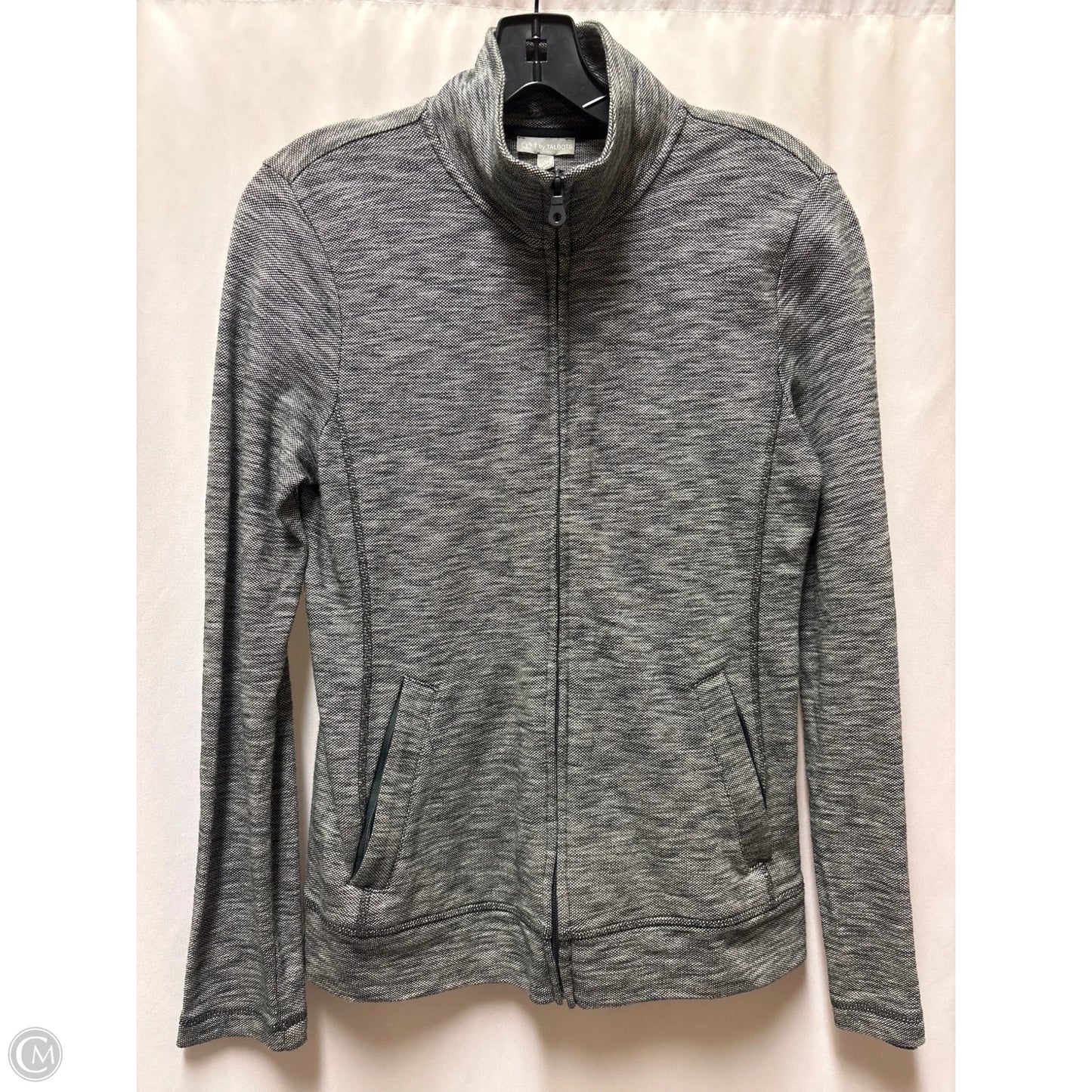 Athletic Top Long Sleeve Crewneck By Talbots In Grey, Size: Xs