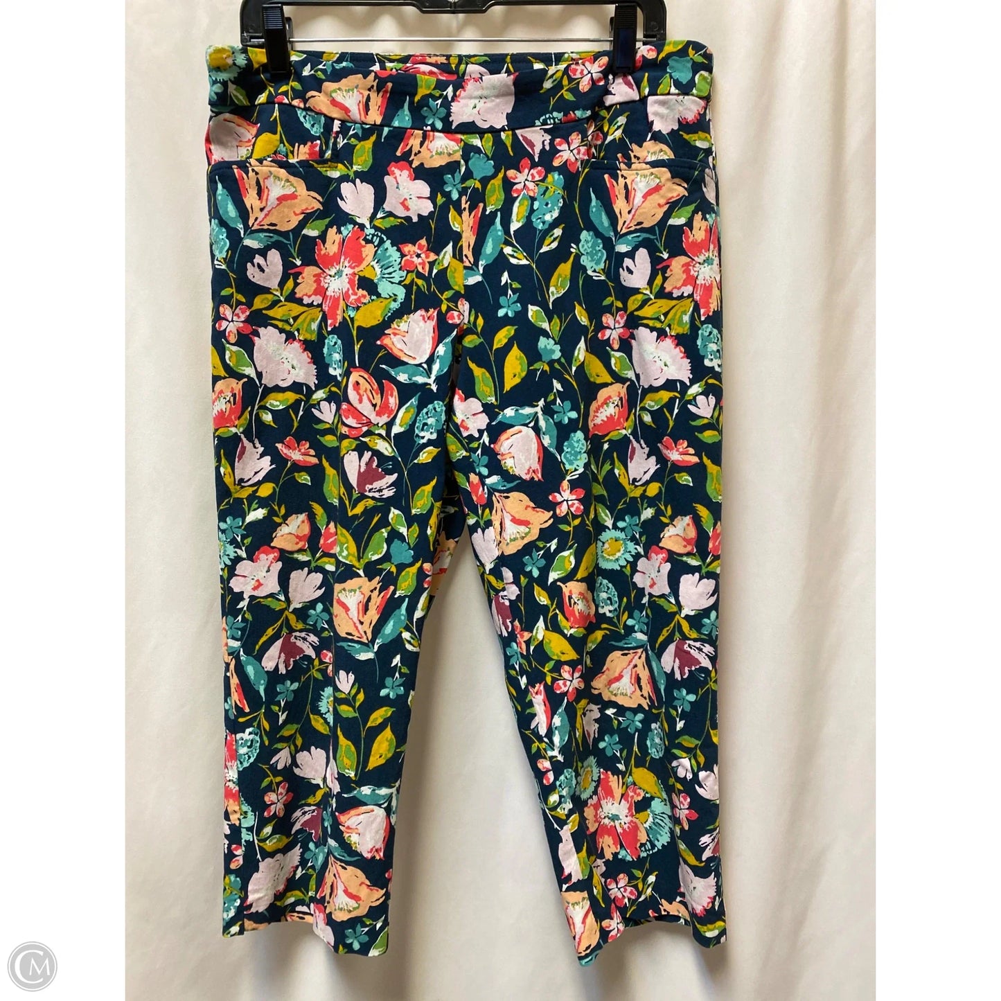 Capris By Time And Tru In Navy, Size: 12