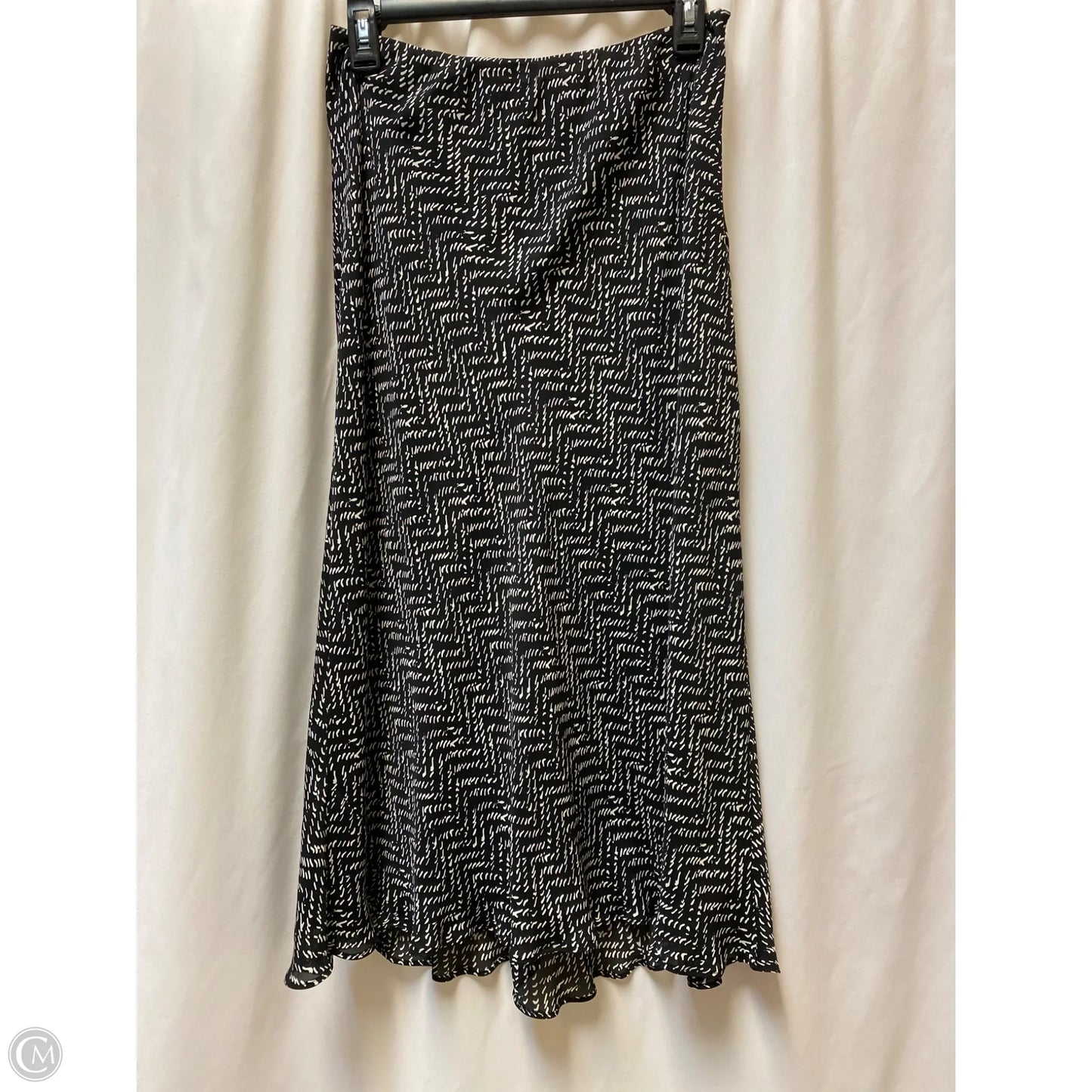 Skirt Midi By Talbots In Black, Size: 4