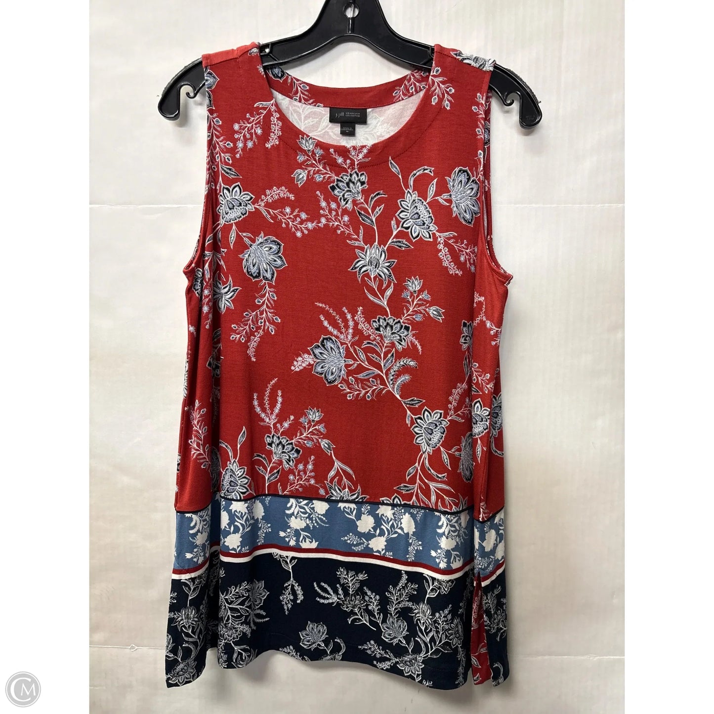Top Sleeveless By J. Jill In Orange, Size: M