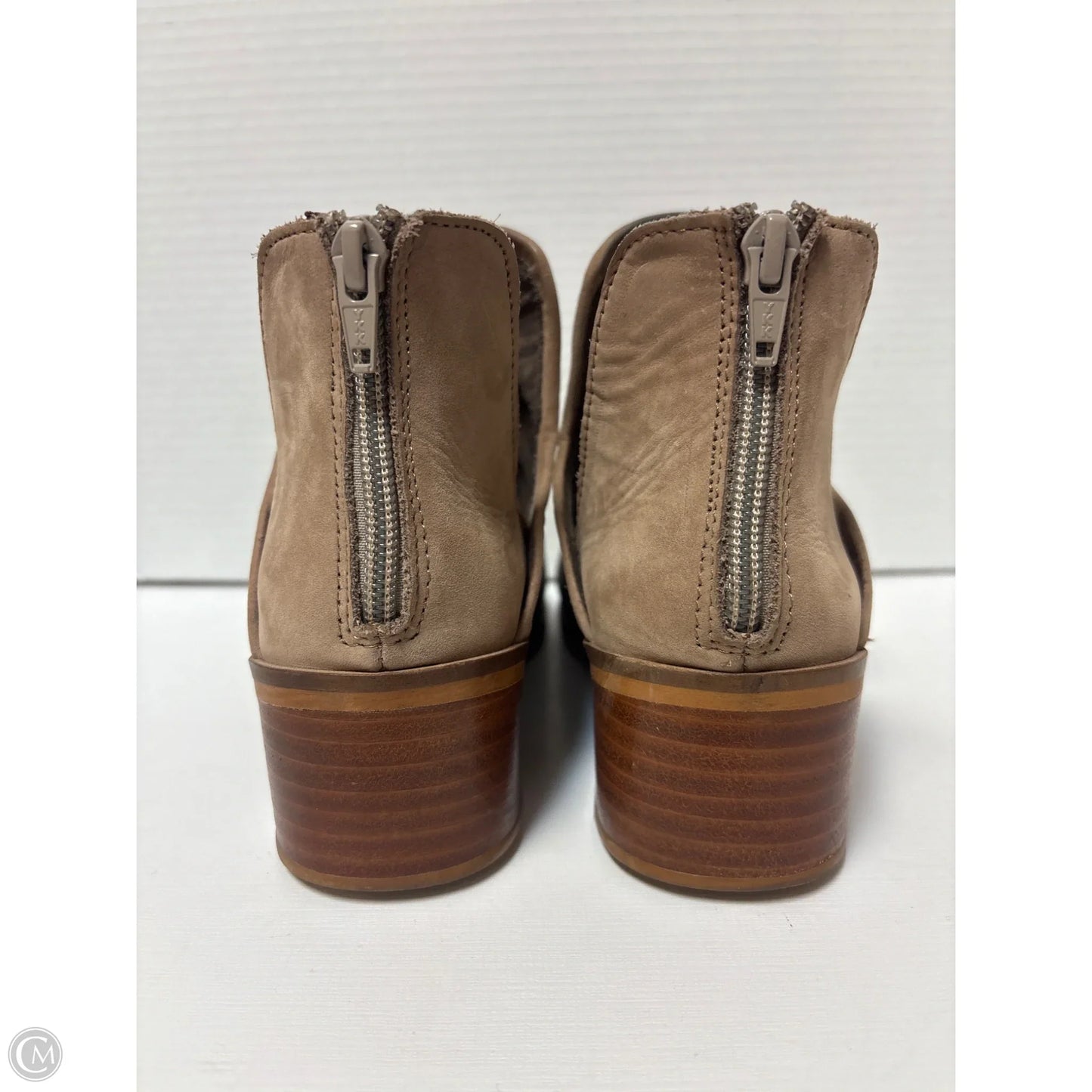 Boots Ankle Heels By Steve Madden In Beige, Size: 8.5