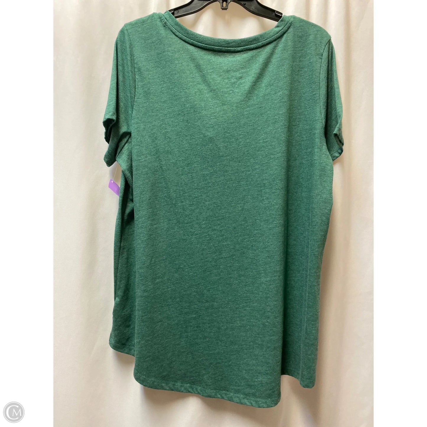 Top Short Sleeve By Torrid In Green, Size: 2x