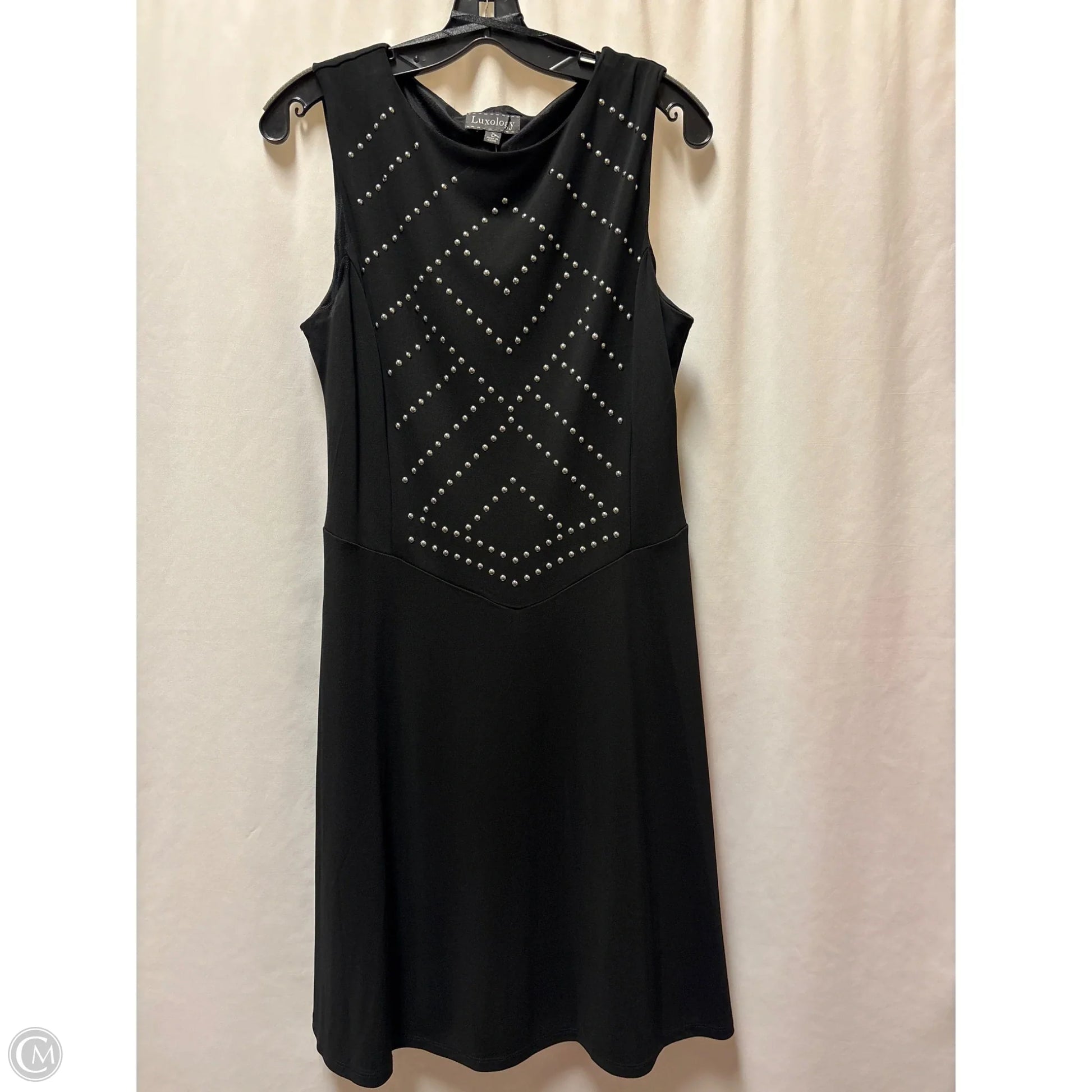 Dress Casual Midi By Luxology In Black, Size: L