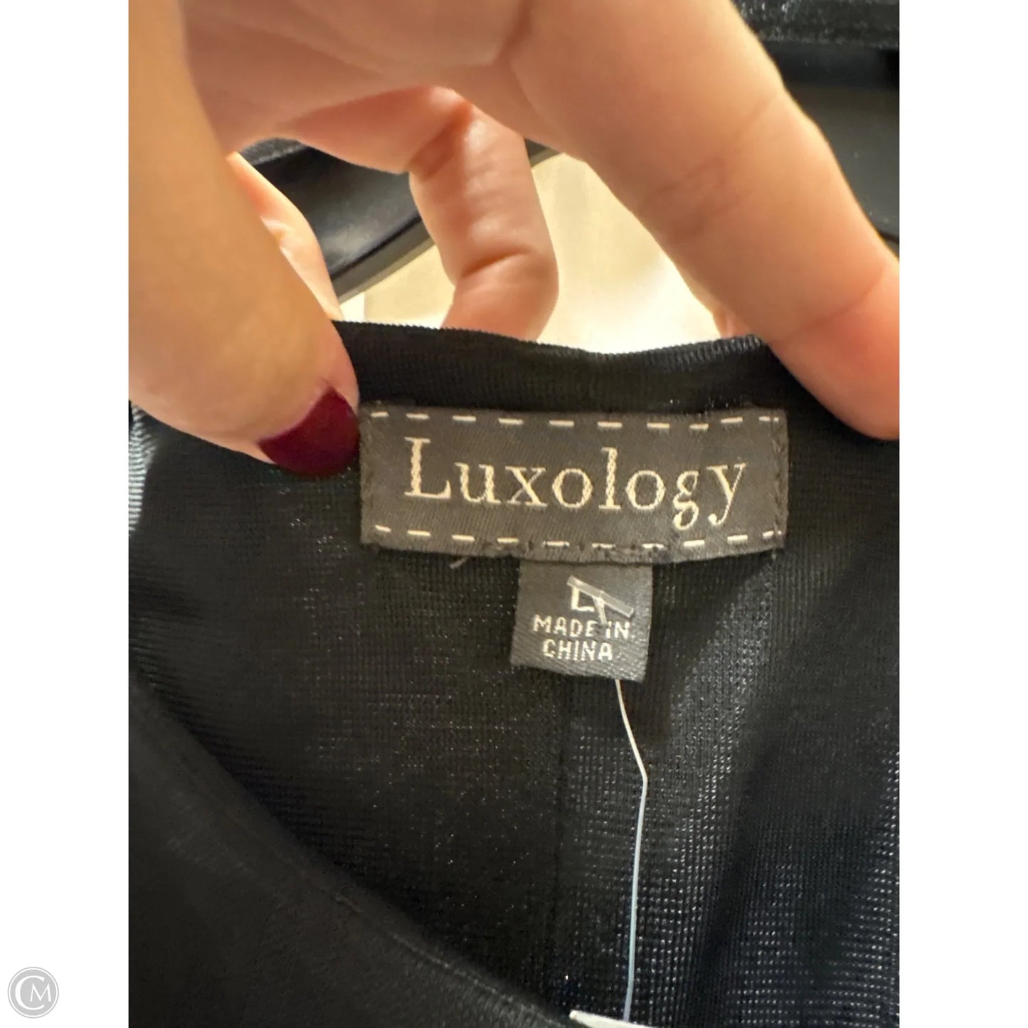 Dress Casual Midi By Luxology In Black, Size: L