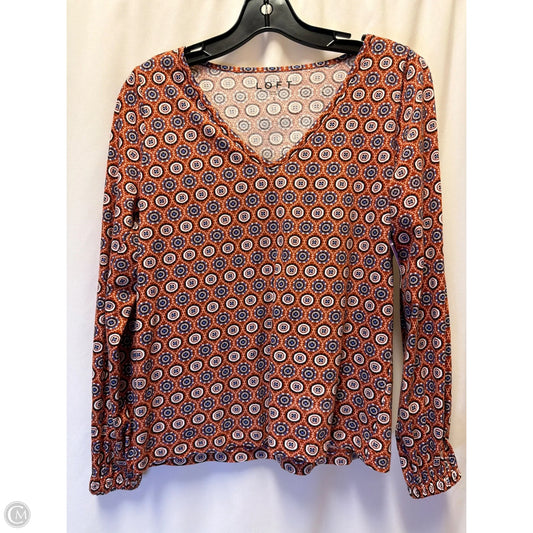 Top Long Sleeve By Loft In Blue, Size: S