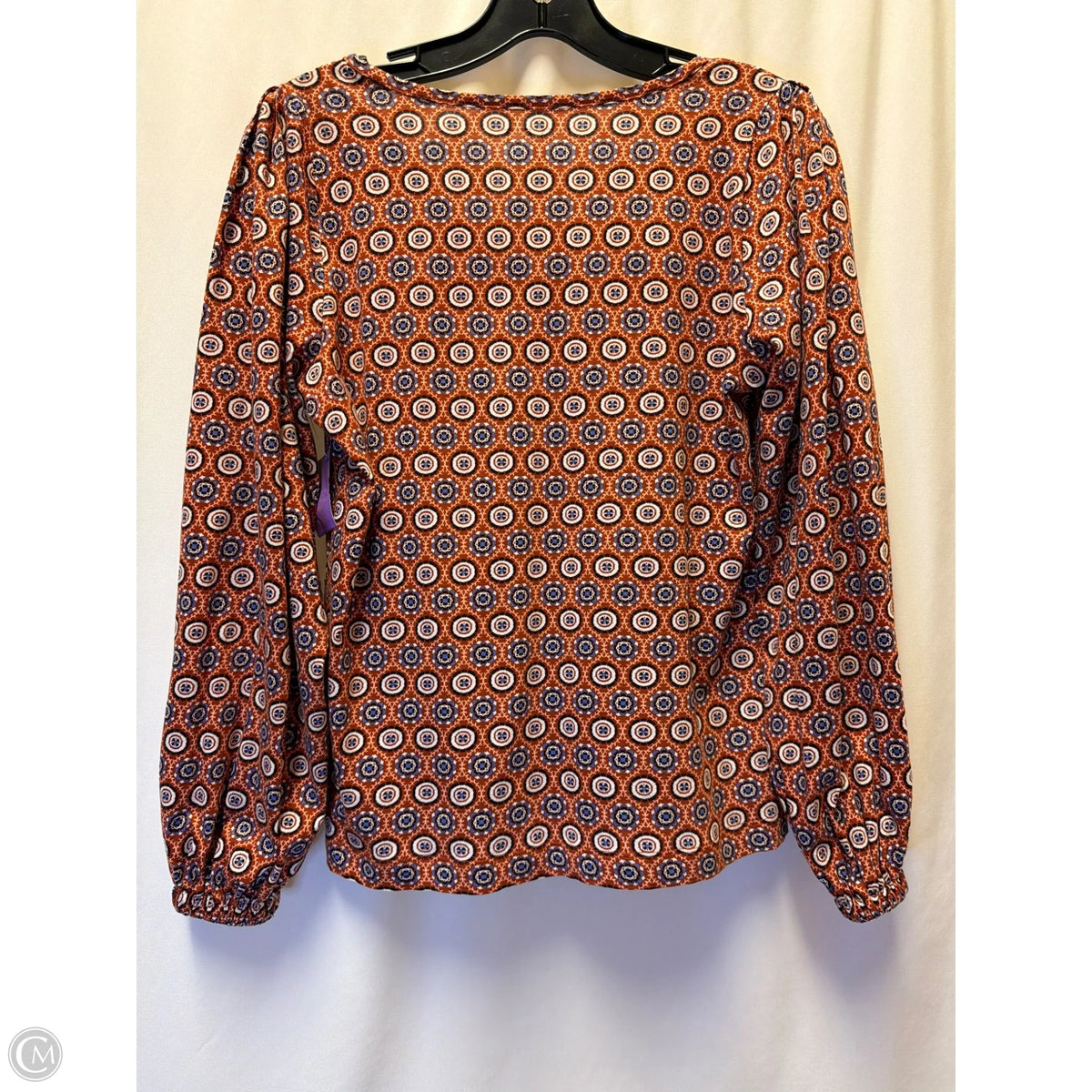 Top Long Sleeve By Loft In Blue, Size: S