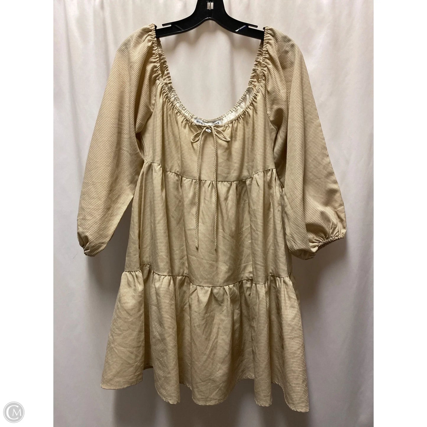 Dress Casual Midi By Hyfve In Tan, Size: S