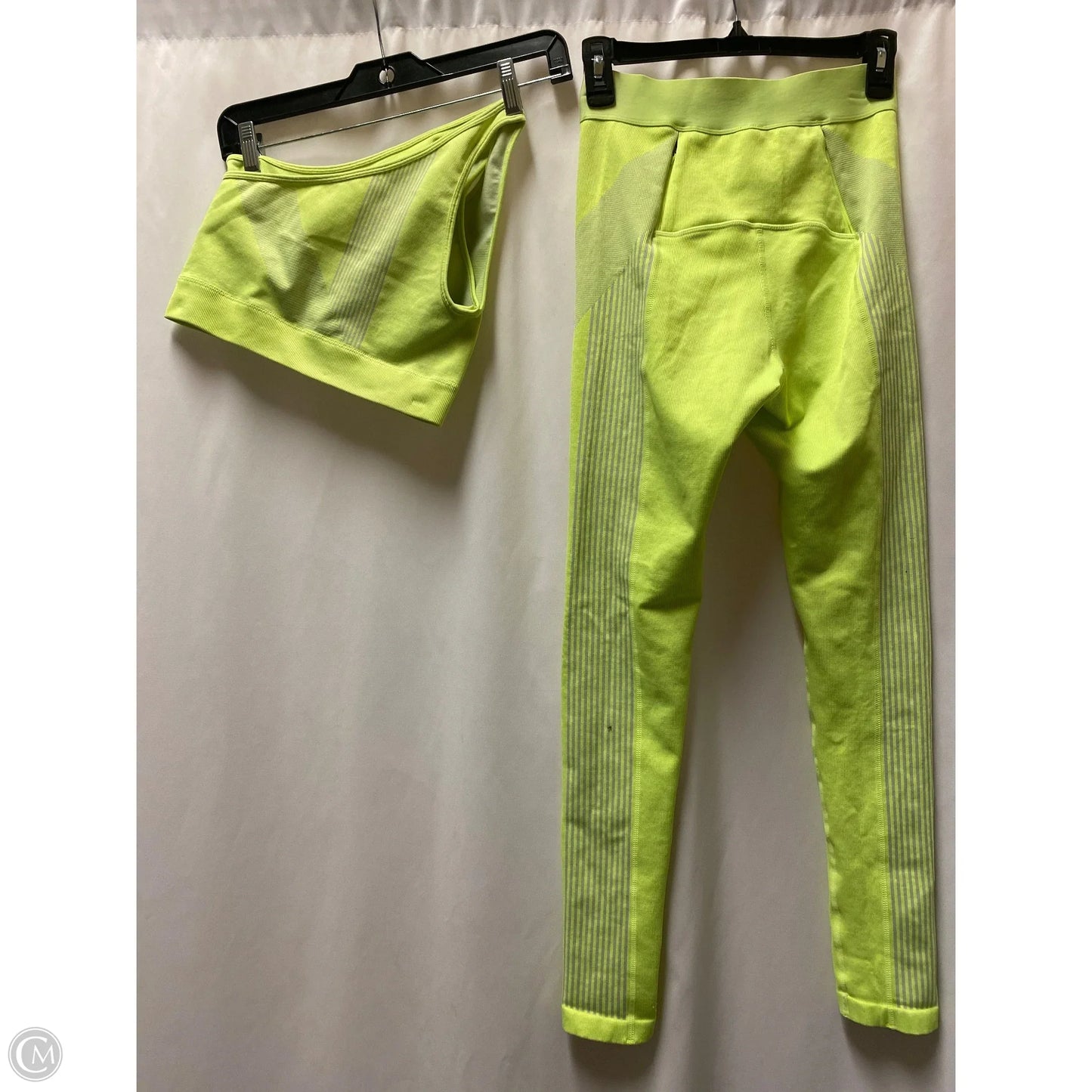 Athletic Pants 2pc By Fabletics In Yellow, Size: S