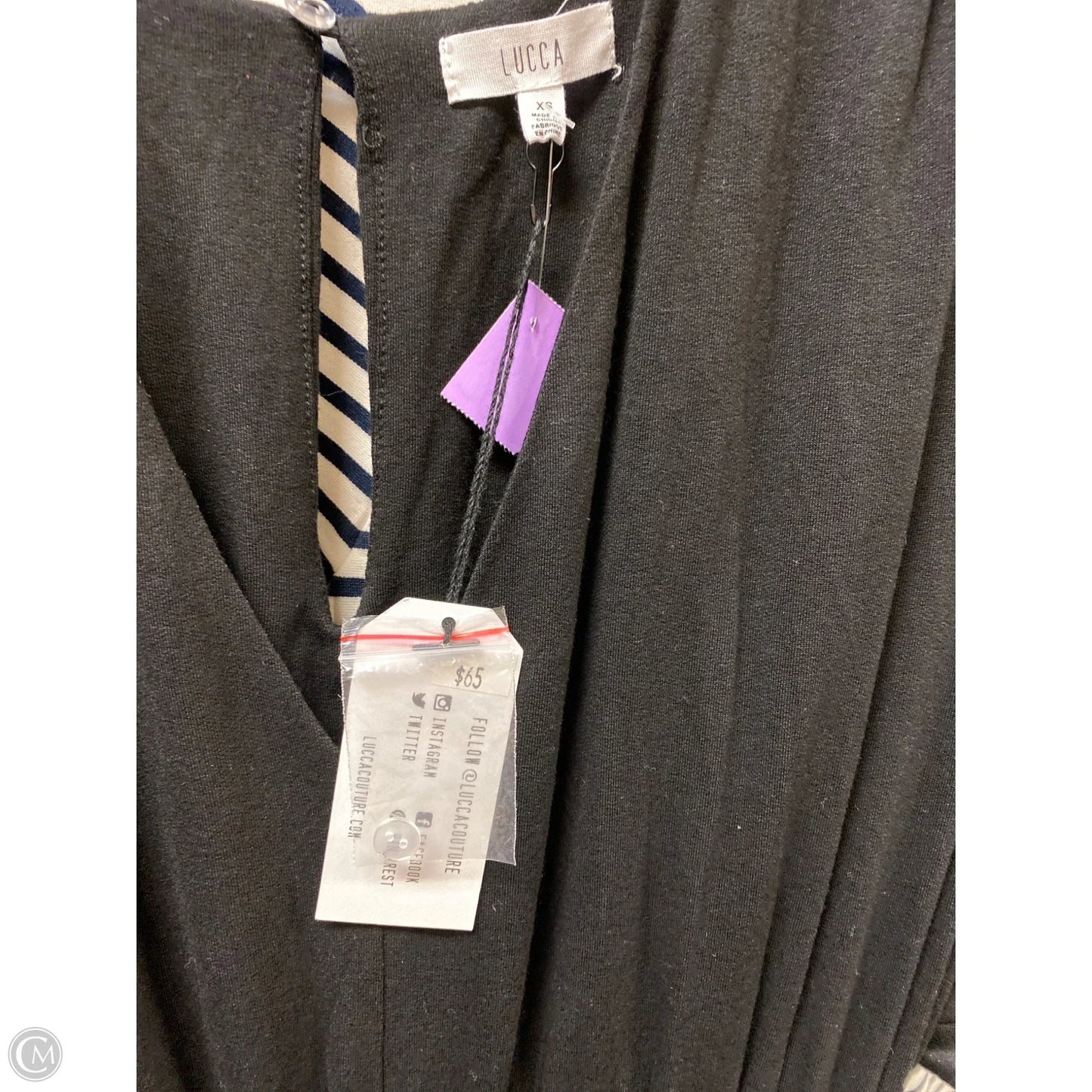 Jumpsuit By Clothes Mentor In Black, Size: Xs