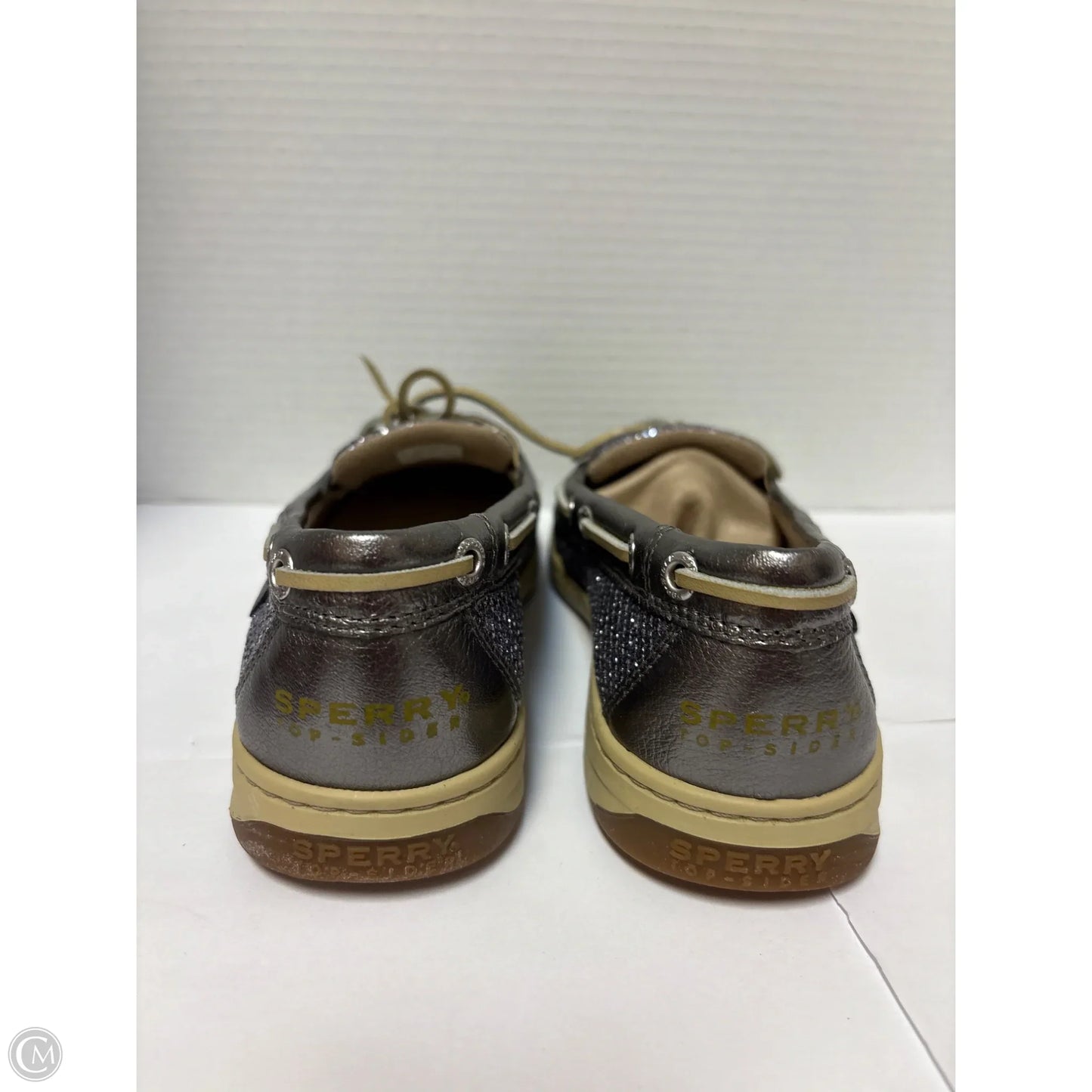 Shoes Flats By Sperry In Silver, Size: 9