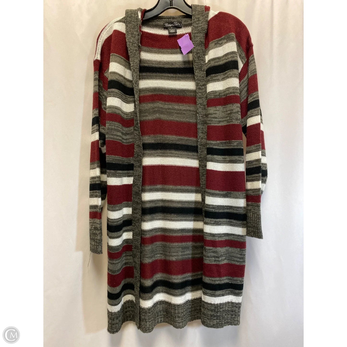 Cardigan By Clothes Mentor In Maroon, Size: M