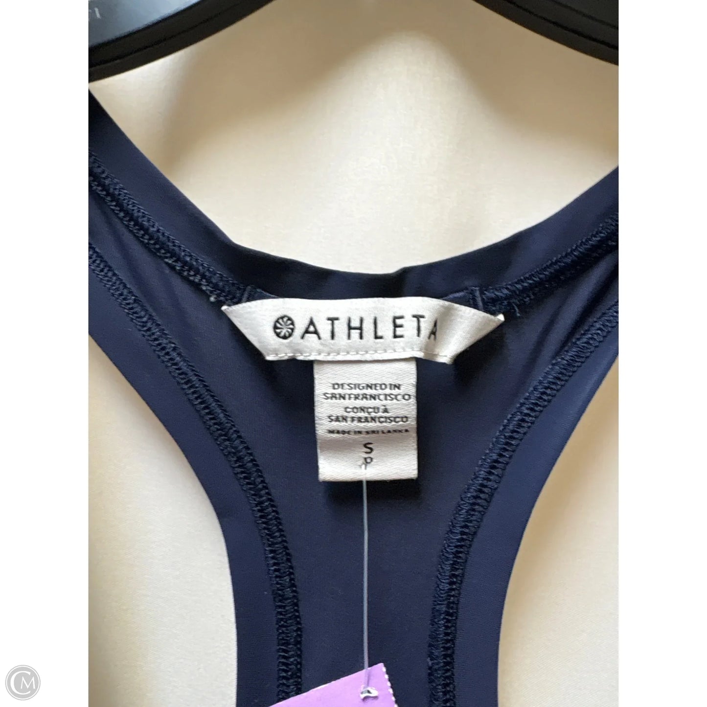 Athletic Tank Top By Athleta In Navy, Size: S