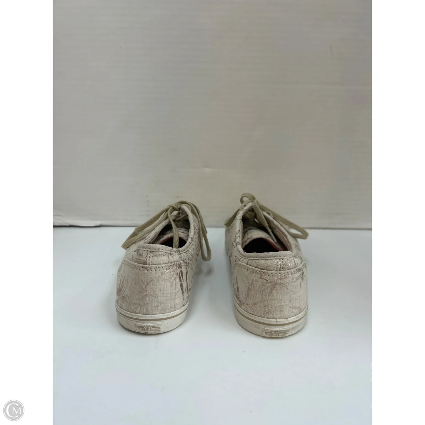 Shoes Sneakers By Vans In Gold, Size: 8.5