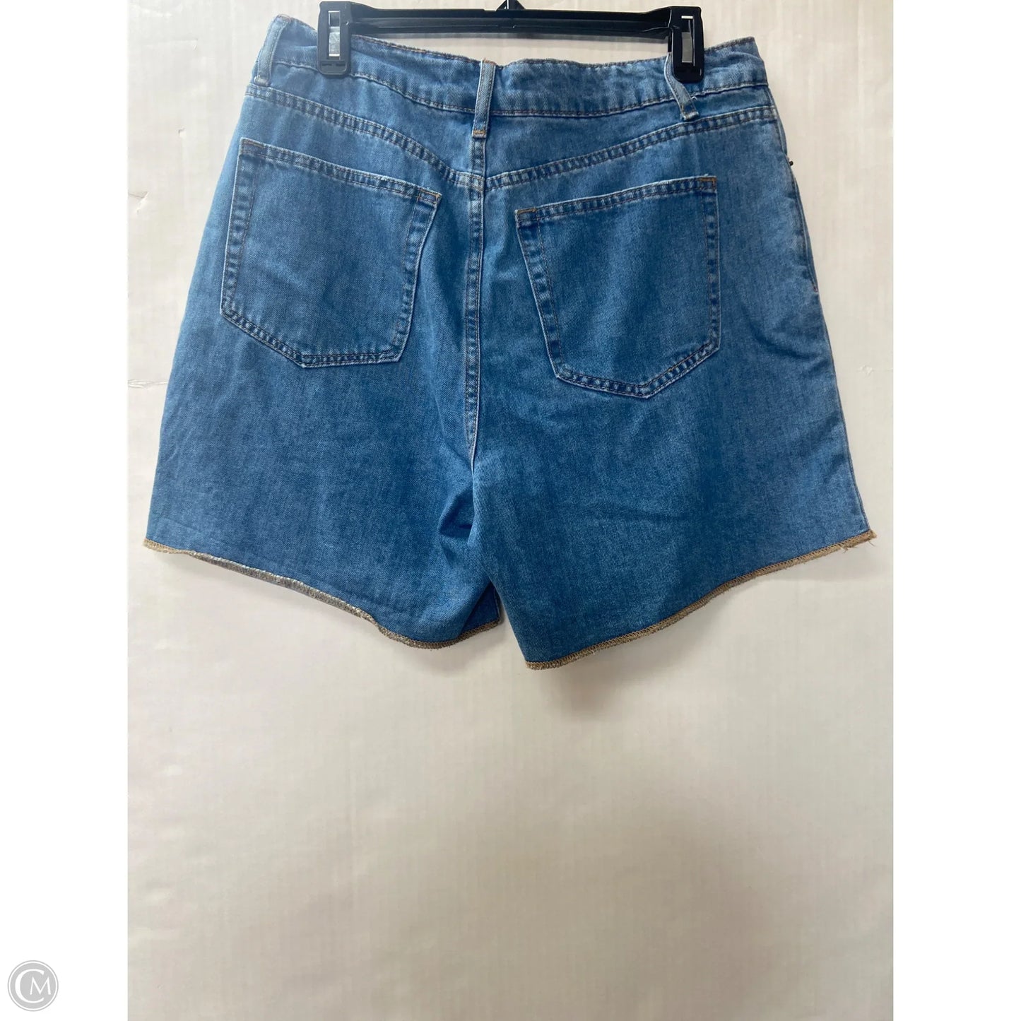 Shorts By Clothes Mentor In Blue Denim, Size: 14
