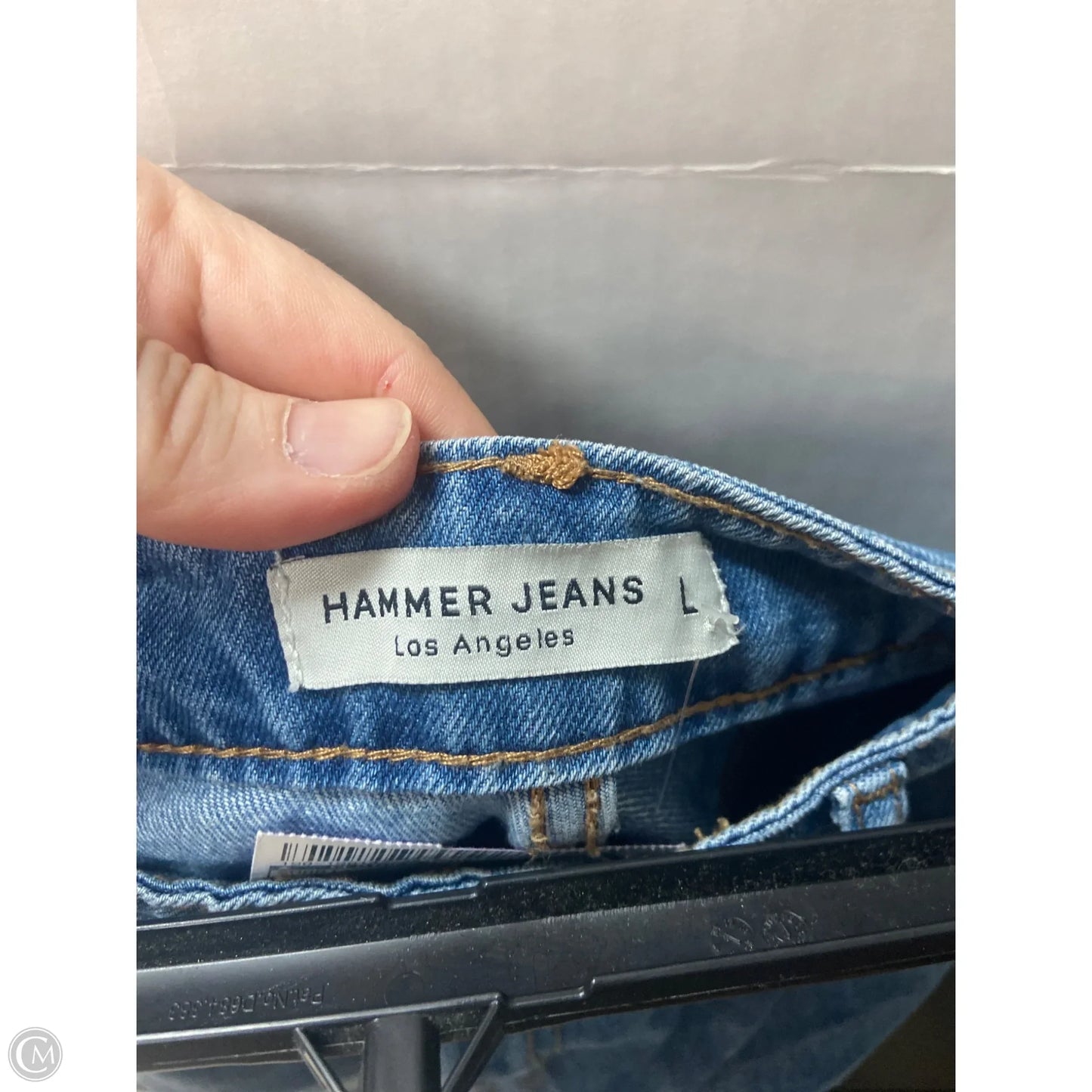Shorts By Clothes Mentor In Blue Denim, Size: 14