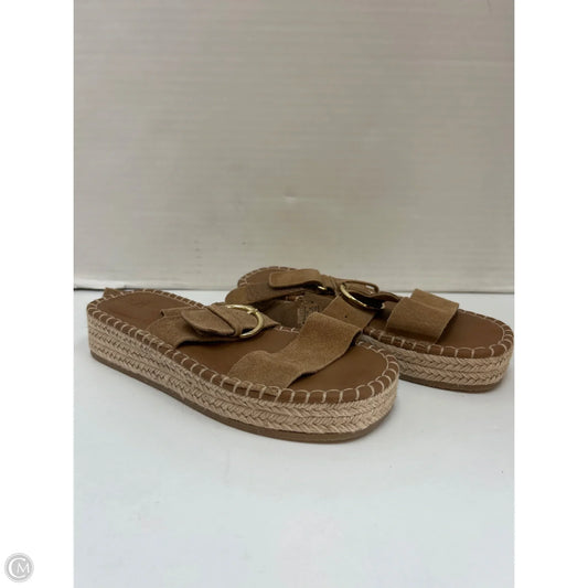 Sandals Flats By Zara In Brown, Size: 5