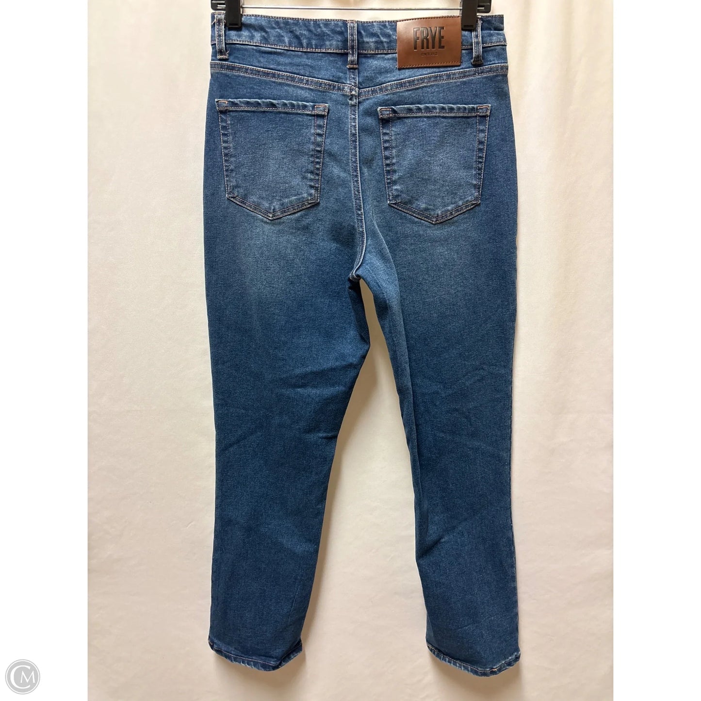 Jeans Designer By Frye In Blue Denim, Size: 4