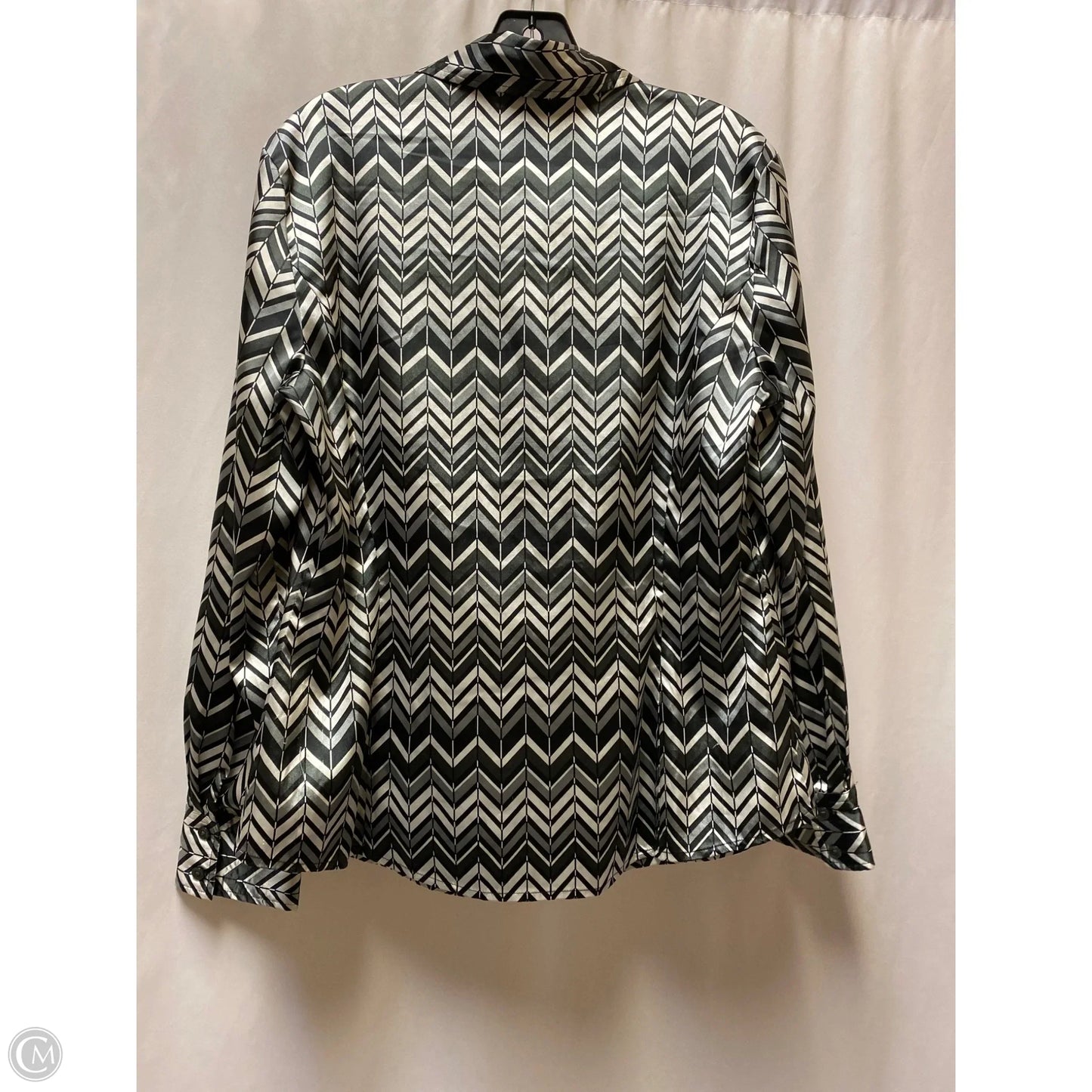 Top Long Sleeve By Ann Taylor In Black, Size: L