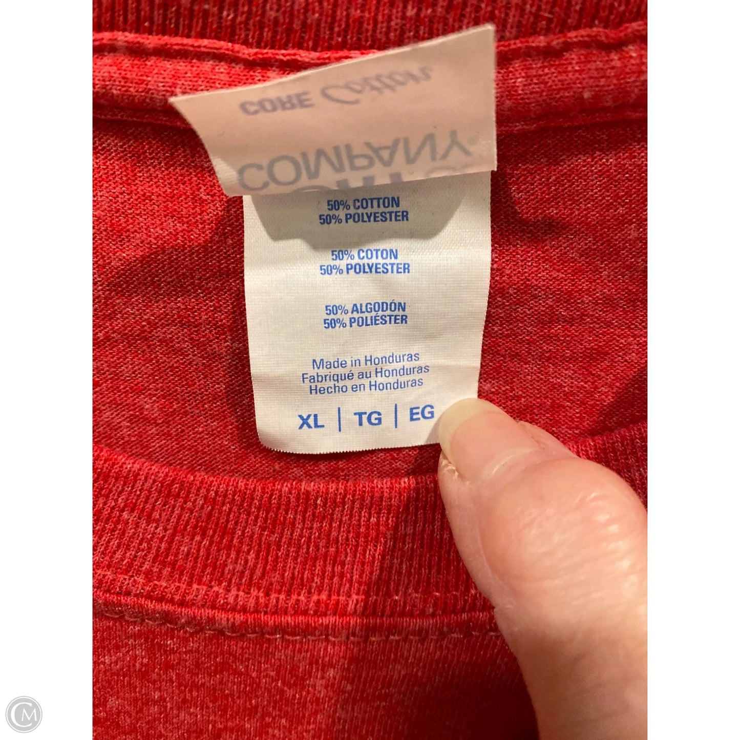 Top Short Sleeve By Clothes Mentor In Red, Size: Xl