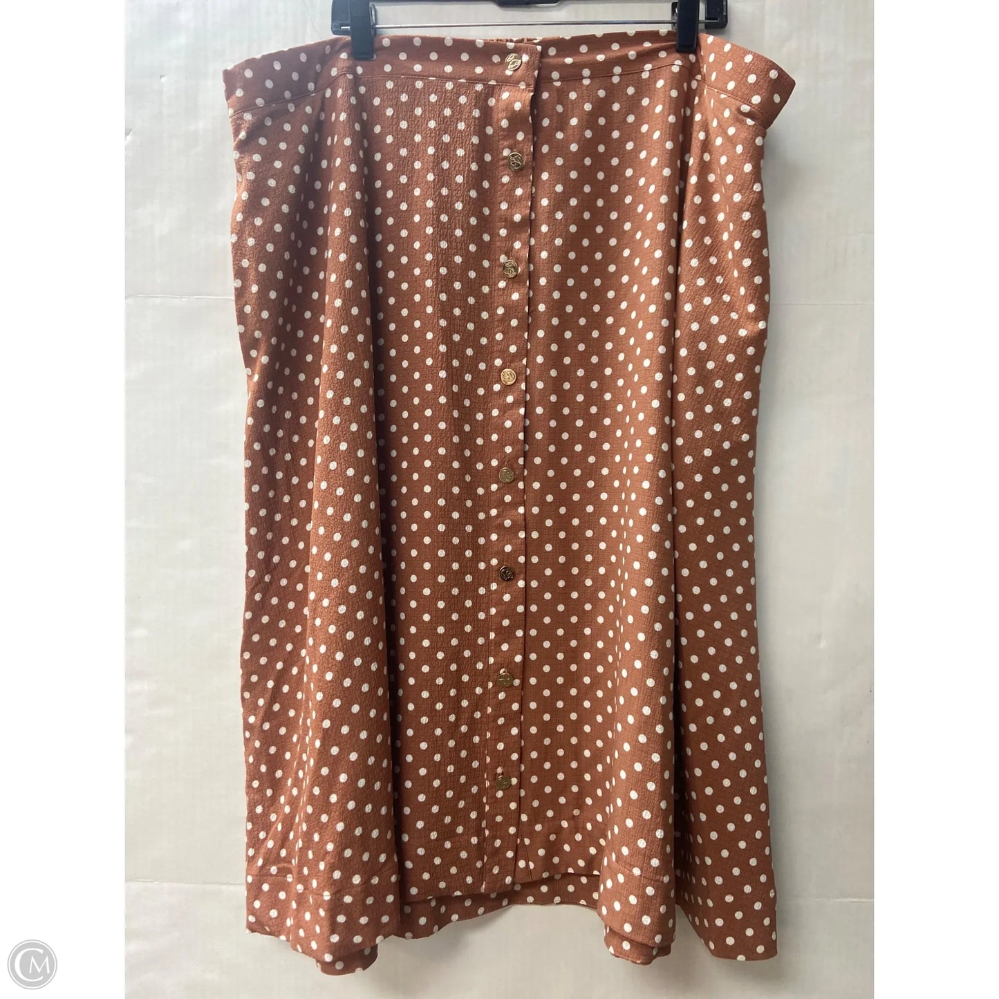 Skirt Midi By Draper James In Copper, Size: 2x