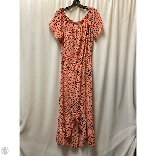 Dress Casual Maxi By First Love In Pink, Size: L