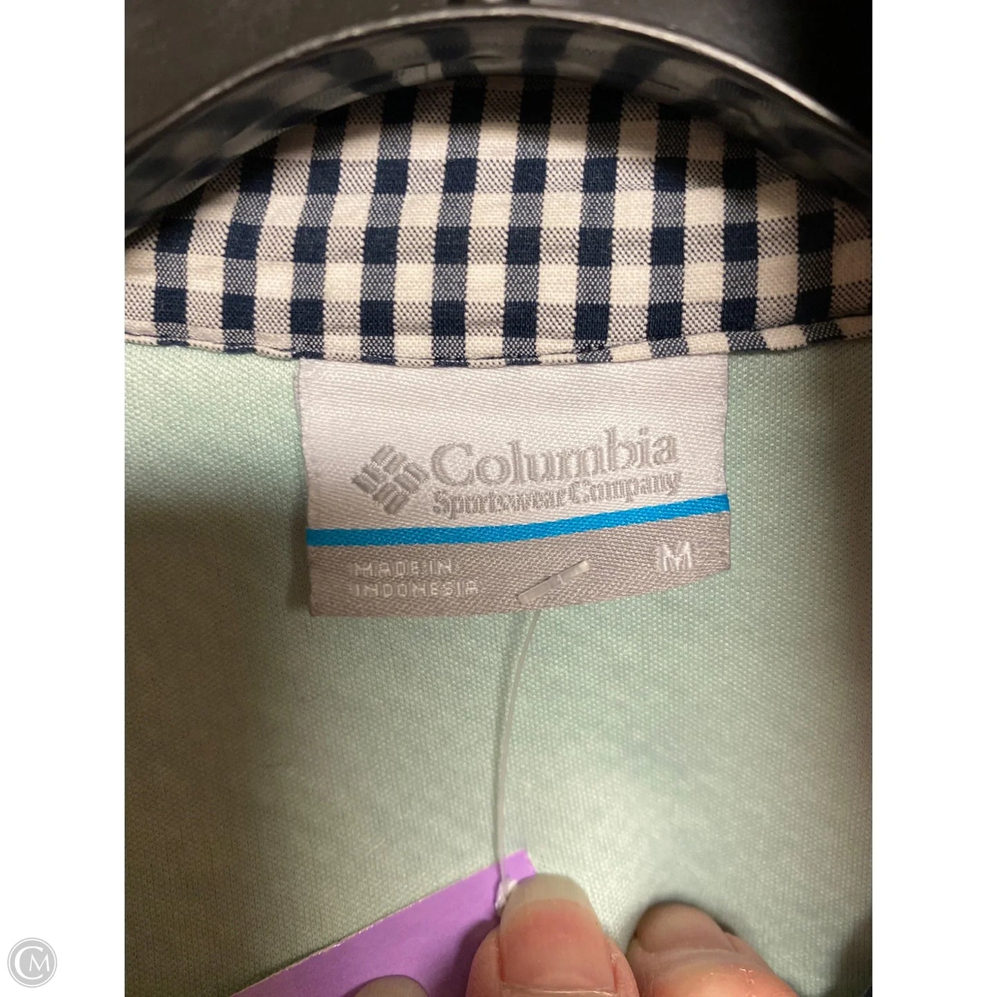 Coat Faux Fur & Sherpa By Columbia In Navy, Size: M