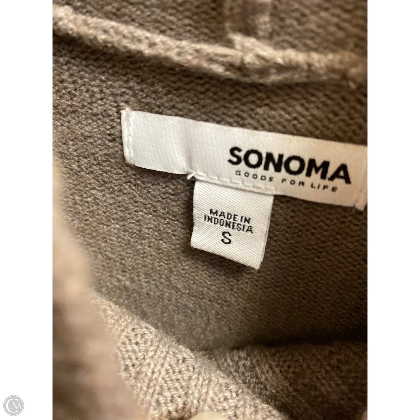 Sweater By Sonoma In Taupe, Size: S