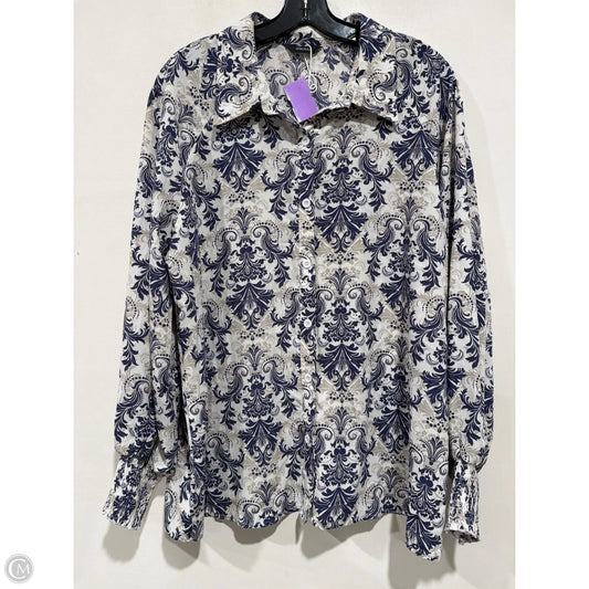 Top Long Sleeve By Clothes Mentor In Purple, Size: Xl