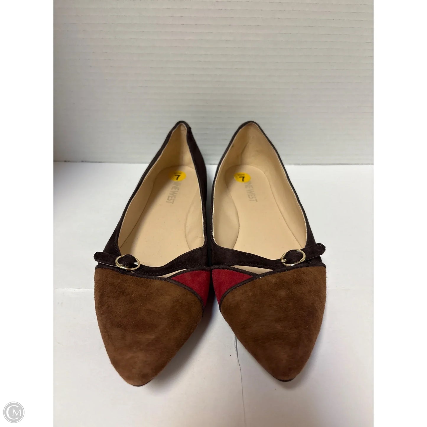 Shoes Flats By Nine West In Brown, Size: 7