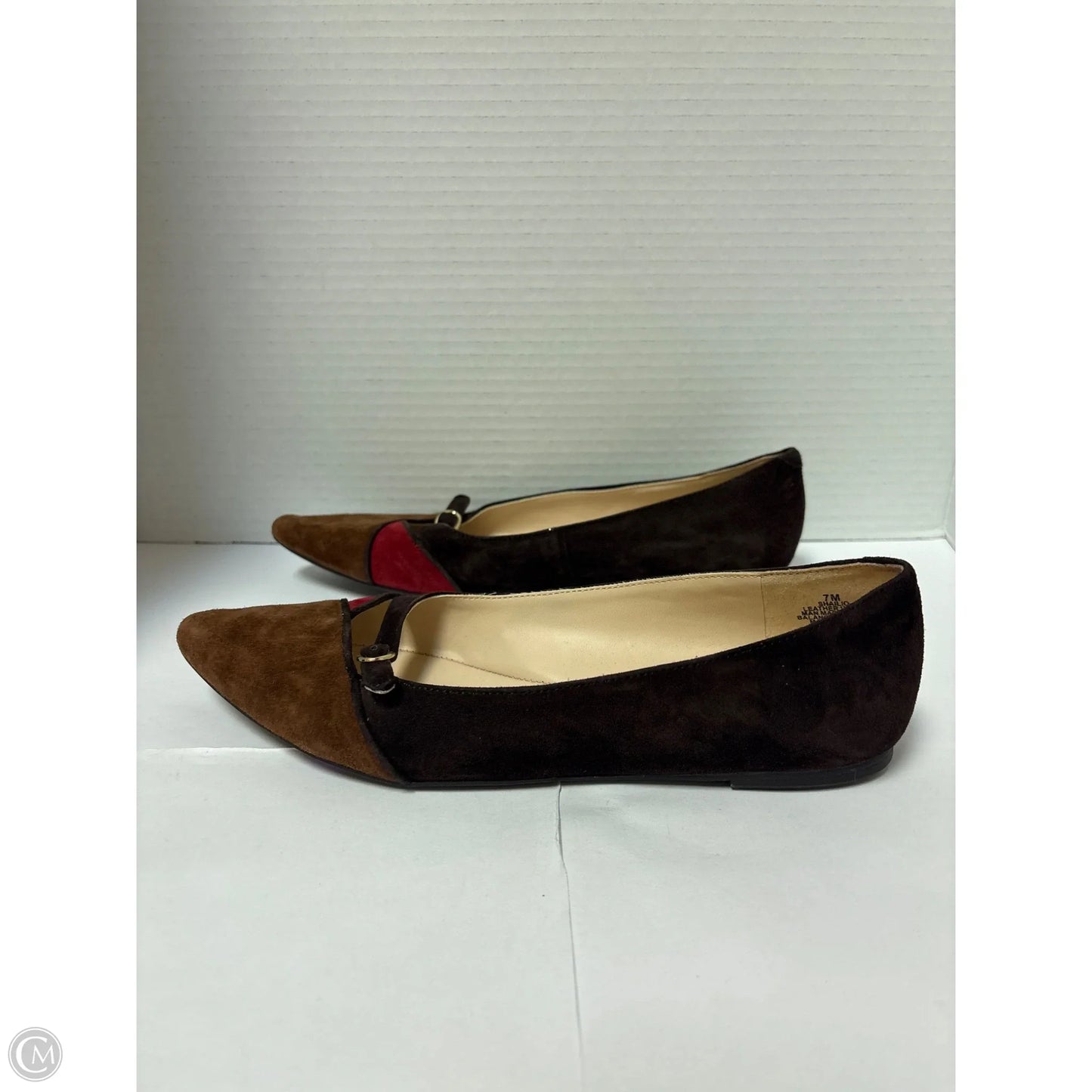 Shoes Flats By Nine West In Brown, Size: 7