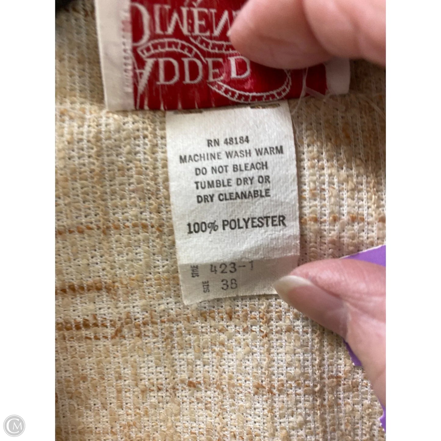 Vest Other By Clothes Mentor In Tan, Size: M