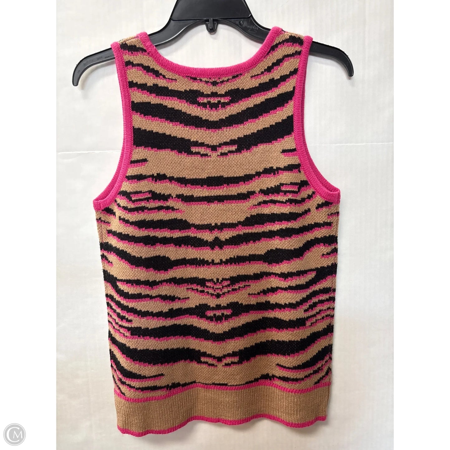 Top Sleeveless By Cato In Animal Print, Size: S