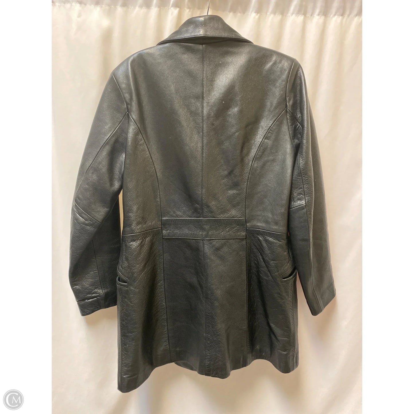 Jacket Leather By Express In Black, Size: S