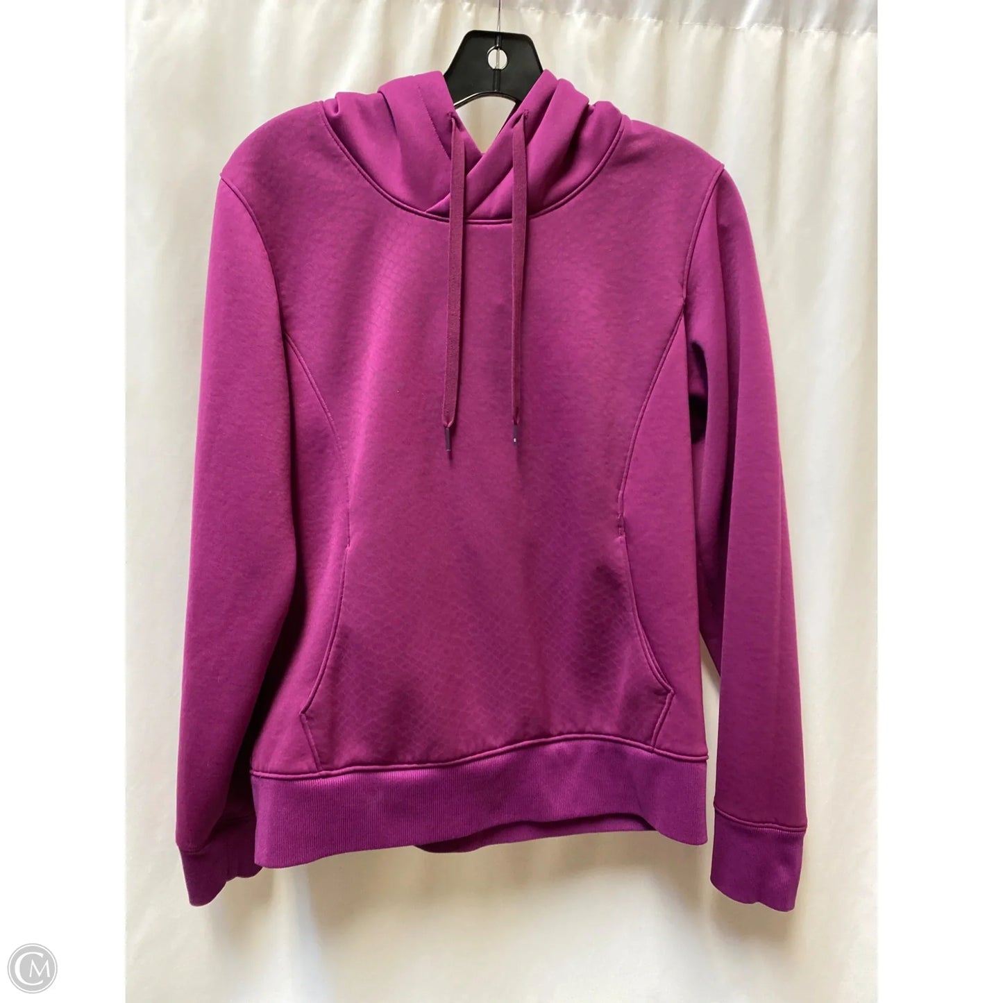 Sweatshirt Hoodie By Under Armour In Purple, Size: M