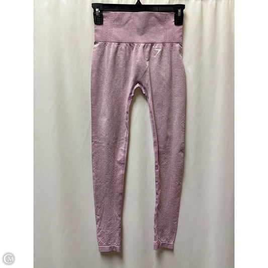 Athletic Leggings By Gym Shark In Pink, Size: S