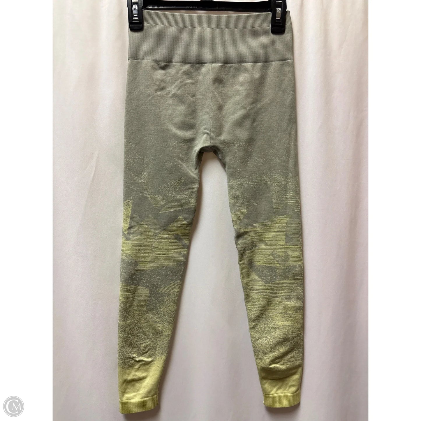 Athletic Leggings By Gym Shark In Yellow, Size: S