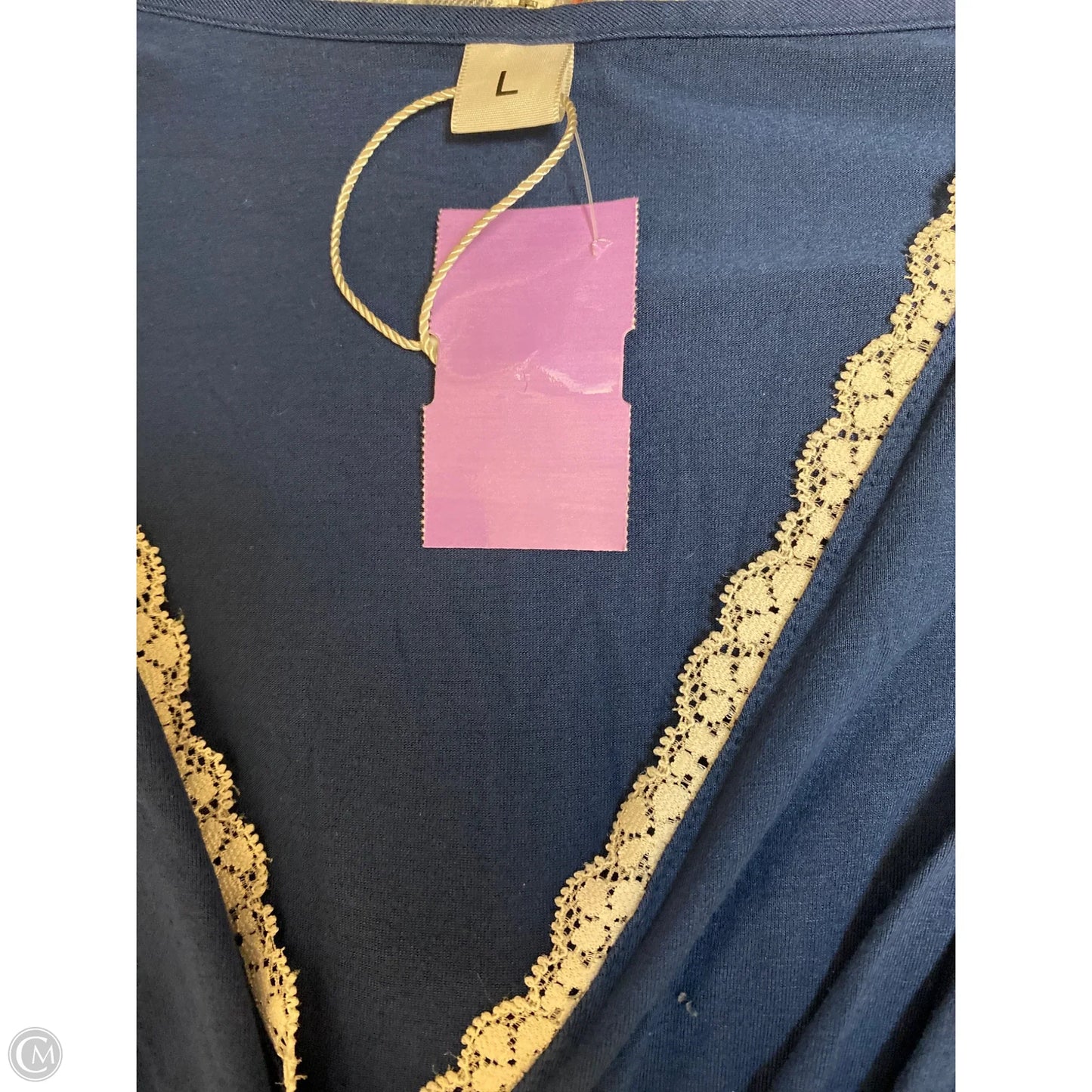 Pajamas 2pc By Clothes Mentor In Navy, Size: L