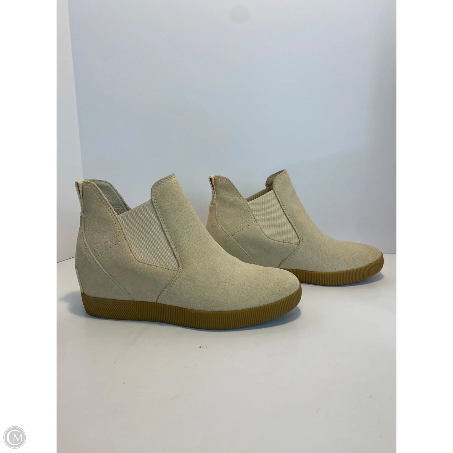 Boots Ankle Flats By Sorel In Cream, Size: 9.5