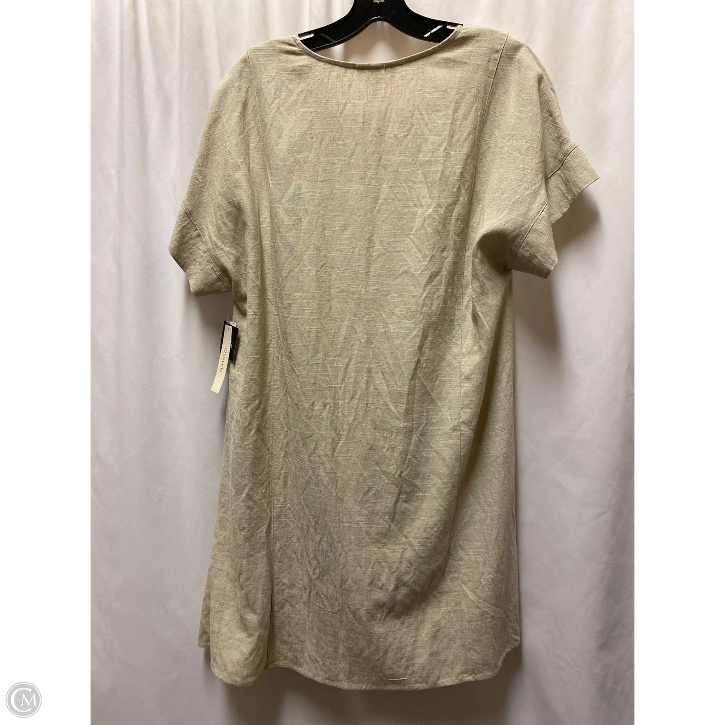 Dress Casual Midi By Clothes Mentor In Beige, Size: S
