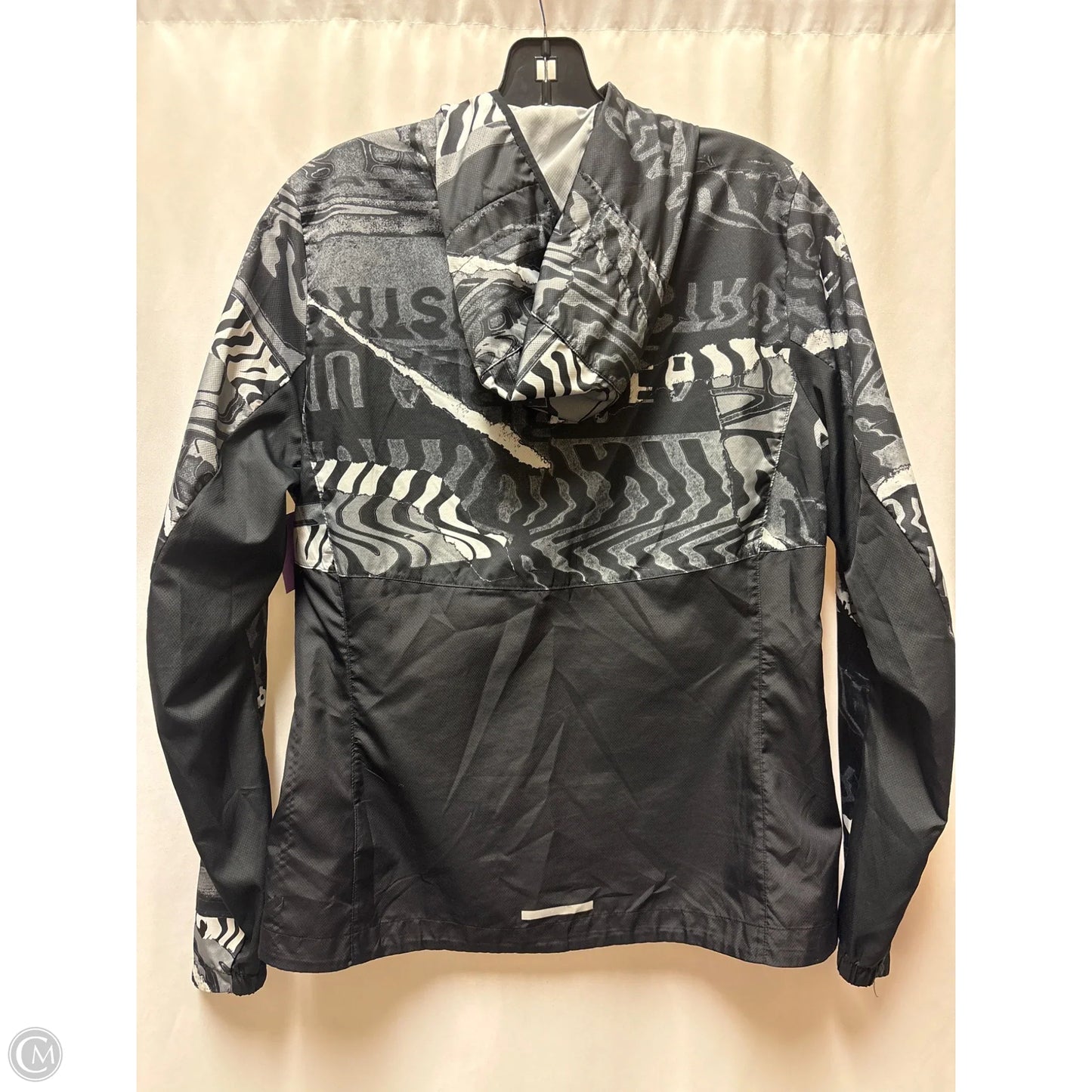 Athletic Jacket By Adidas In Black, Size: S