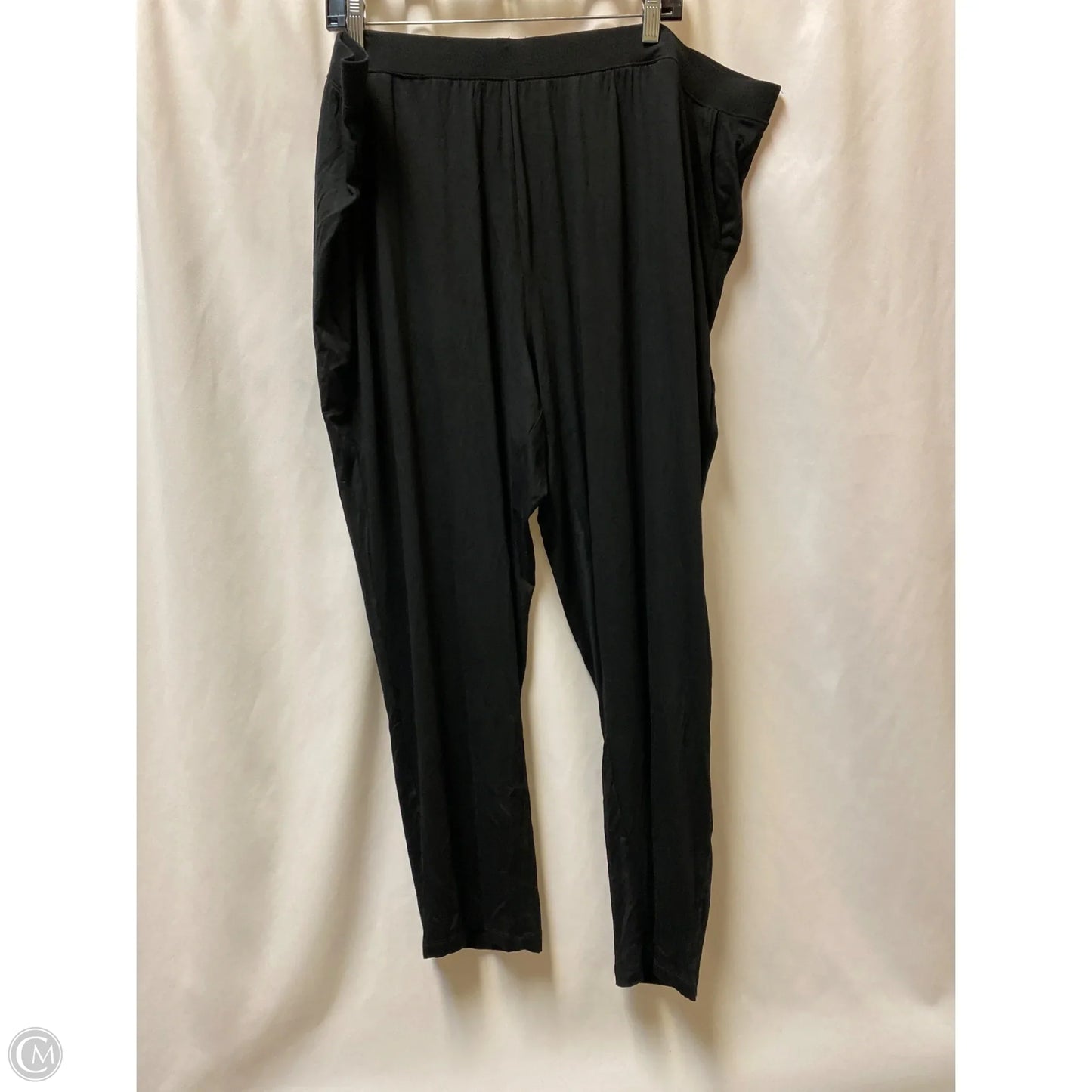 Pants Lounge By Catherines In Black, Size: 3x