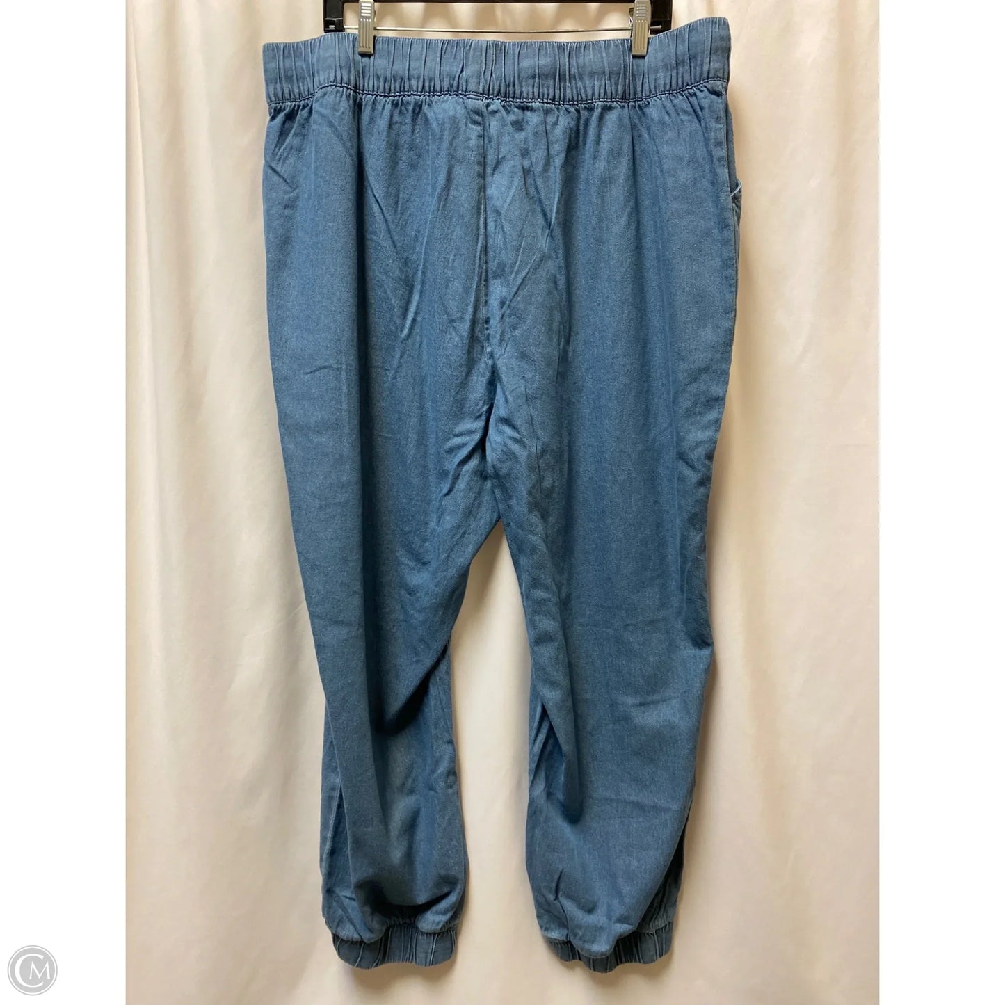 Pants Lounge By Clothes Mentor In Blue, Size: 3x