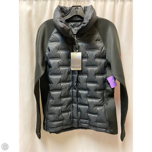 Jacket Moto By Clothes Mentor In Black, Size: S