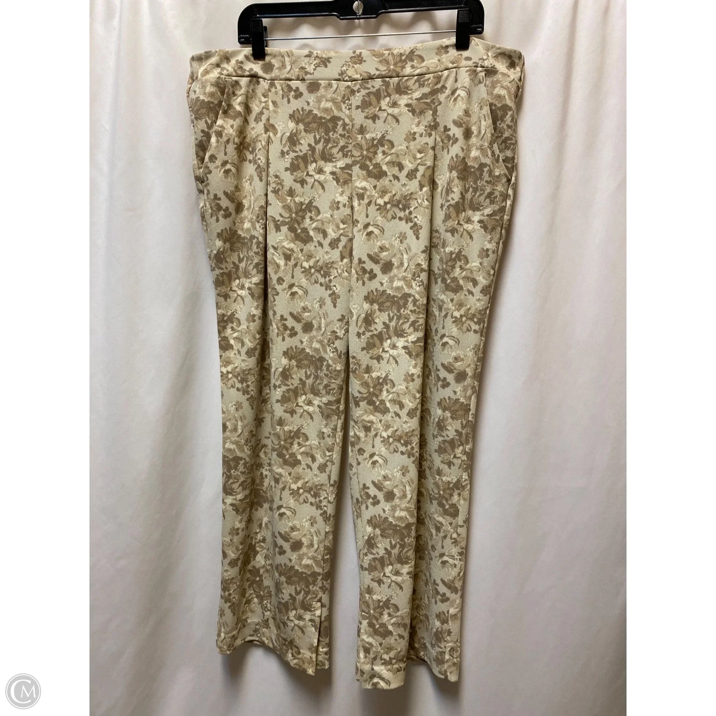 Pants Dress By Isaac Mizrahi Live Qvc In Beige, Size: Xlp