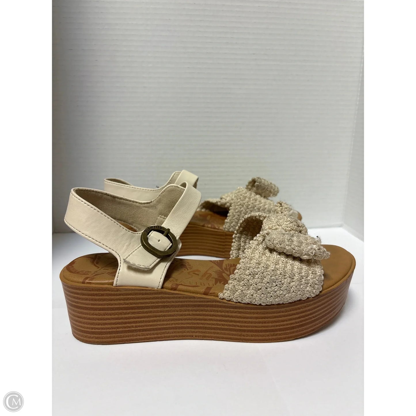 Sandals Heels Block By Blowfish In Tan, Size: 8.5