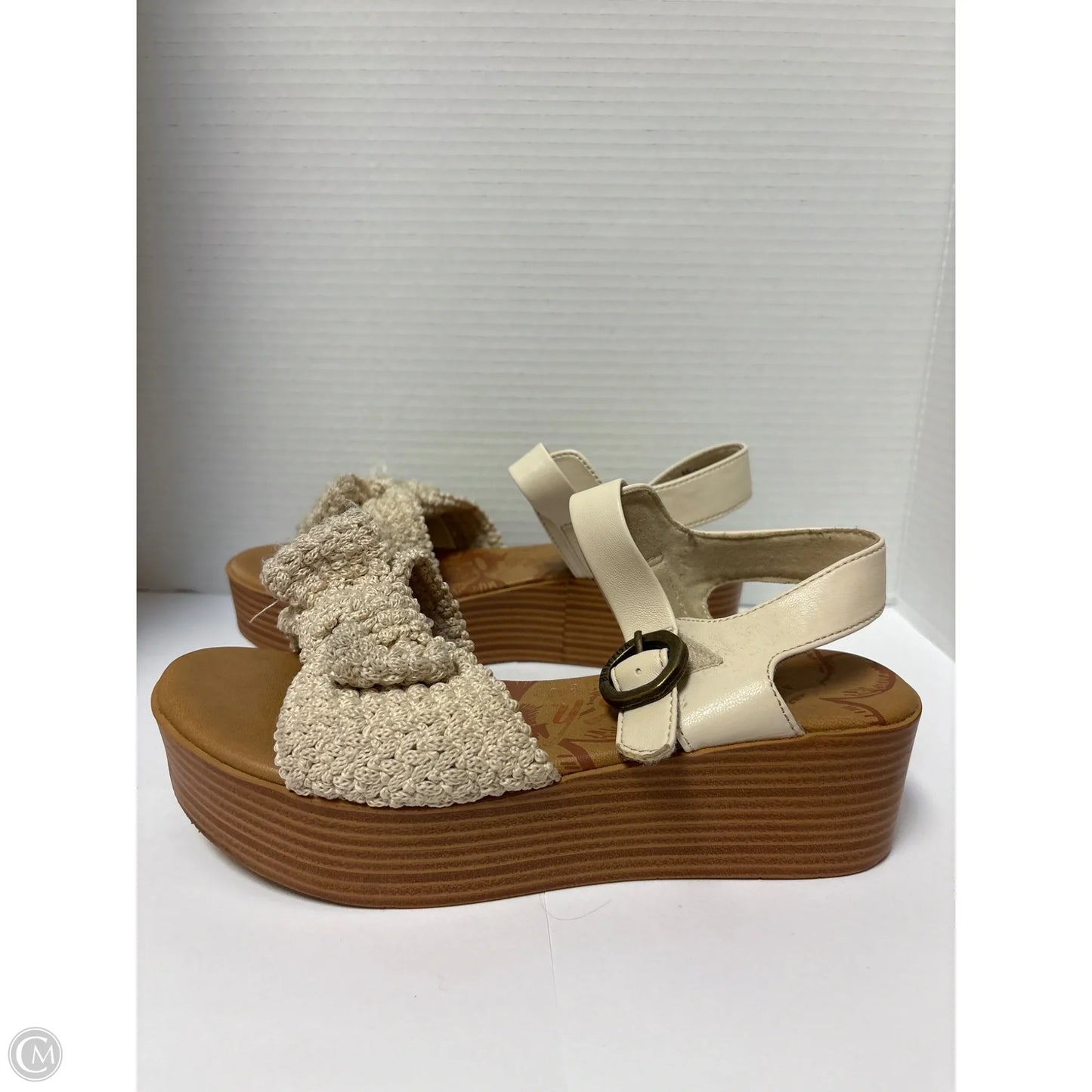Sandals Heels Block By Blowfish In Tan, Size: 8.5