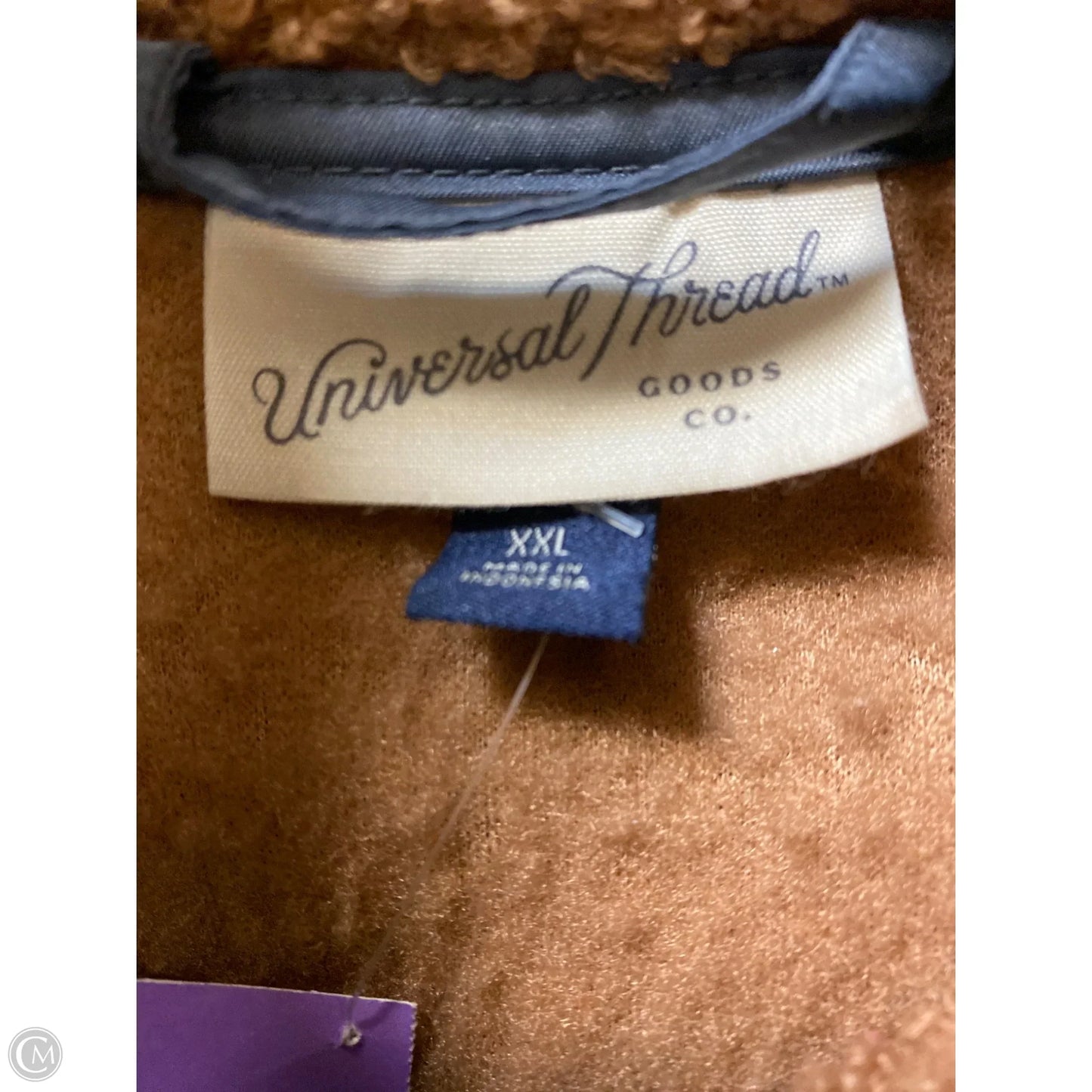 Jacket Other By Universal Thread In Brown, Size: Xxl
